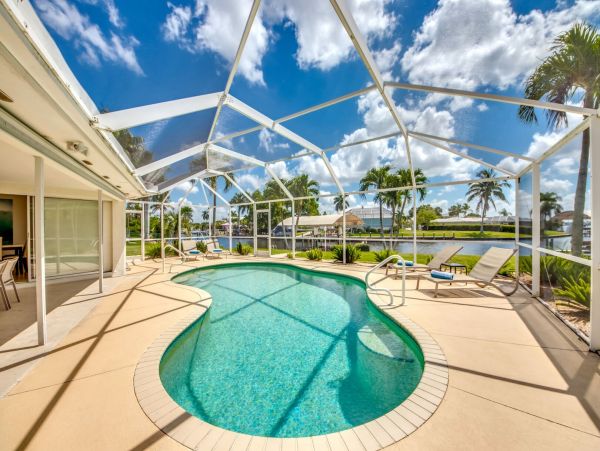 Cape Coral Waterfront Vacation Rental - Florida Riverfront Villa