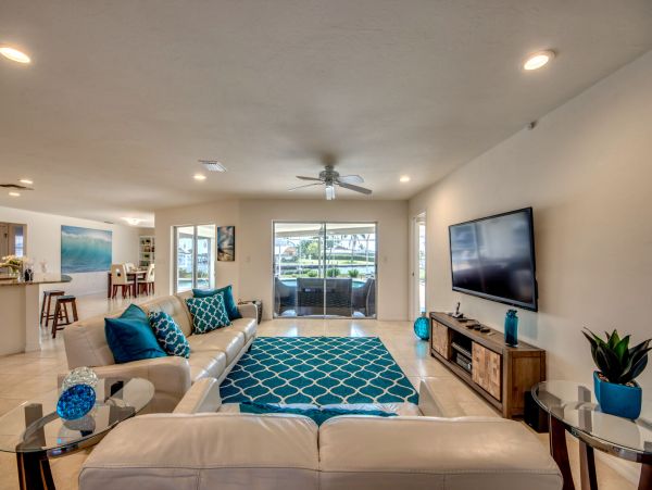 Cape Coral Waterfront Vacation Rental - Florida Riverfront Villa