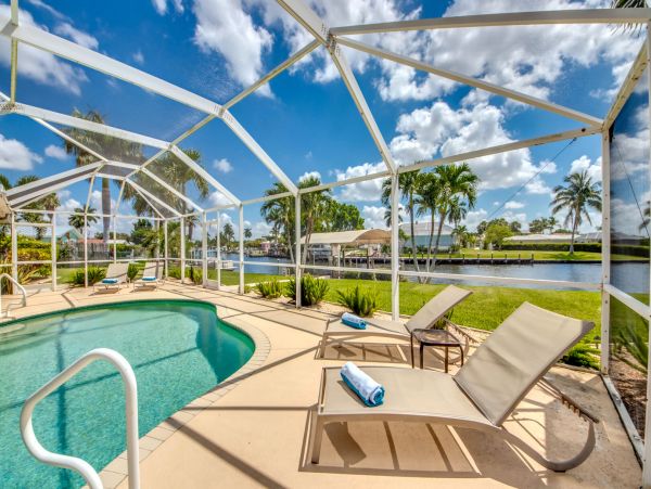 Cape Coral Waterfront Vacation Rental - Florida Riverfront Villa
