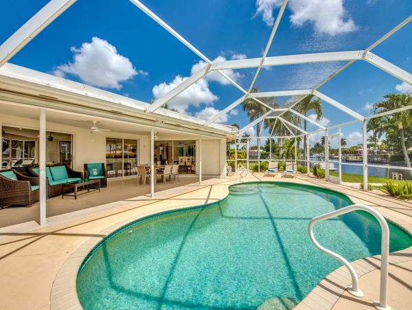 Cape Coral Waterfront Vacation Rental - Florida Riverfront Villa