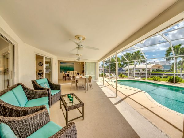 Cape Coral Waterfront Vacation Rental - Florida Riverfront Villa