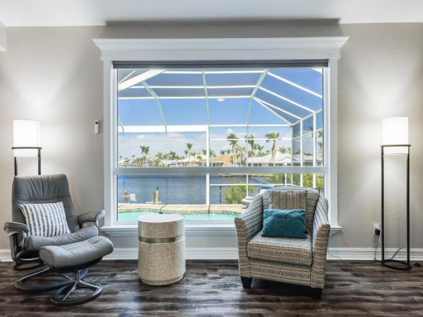 Luxury Vacation Five Bedroom Home with Pool & Canal View