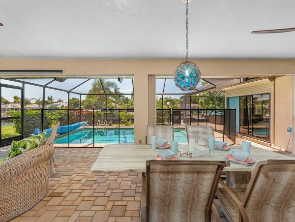 Cape Coral Lovely Private Vacation Home Pool, Water Views