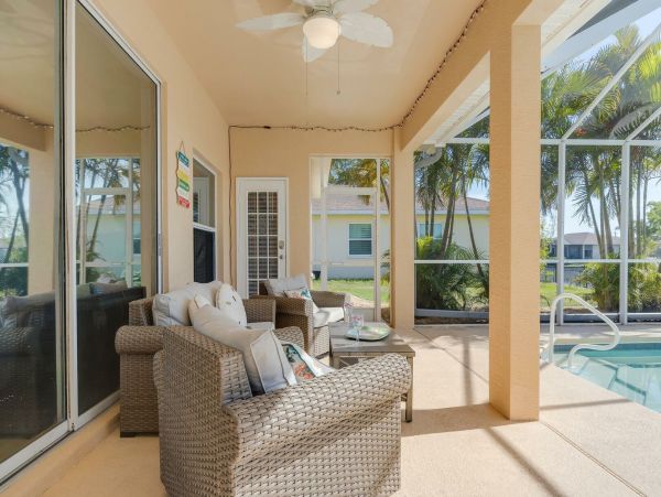 NEW Arrival! Be One of the First to Stay at this Waterside Cape Coral Rental