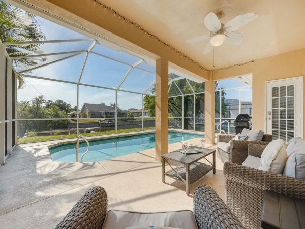 NEW Arrival! Be One of the First to Stay at this Waterside Cape Coral Rental