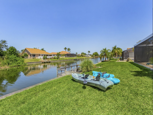 NEW Arrival! Be One of the First to Stay at this Waterside Cape Coral Rental