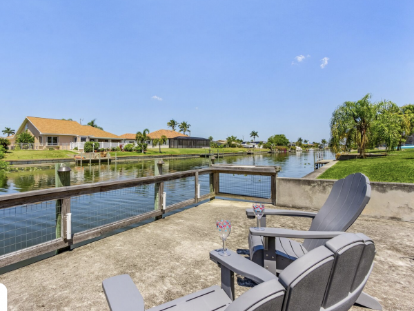 NEW Arrival! Be One of the First to Stay at this Waterside Cape Coral Rental