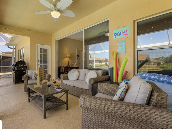 NEW Arrival! Be One of the First to Stay at this Waterside Cape Coral Rental