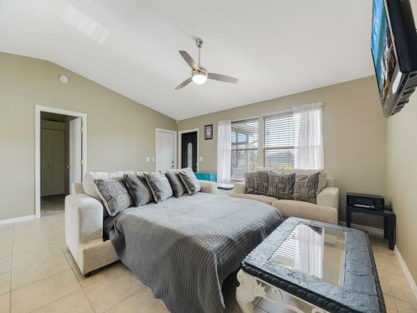 Three Bedroom Rental Home with Caged Pool in Cape Coral