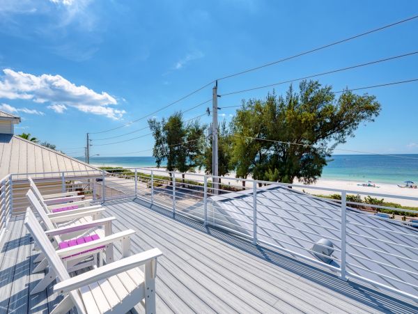 Rooftop Deck with Views of Bradenton Beach