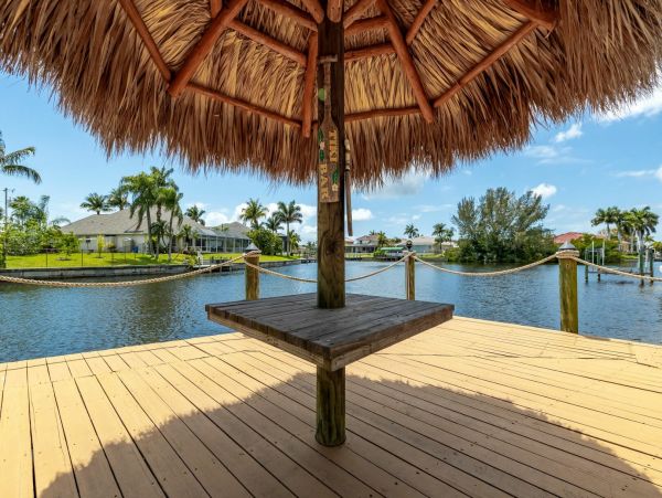 Modern Cape Coral Villa with Private Pool and Boat Dock