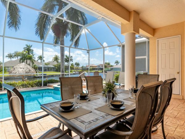 Modern Cape Coral Villa with Private Pool and Boat Dock