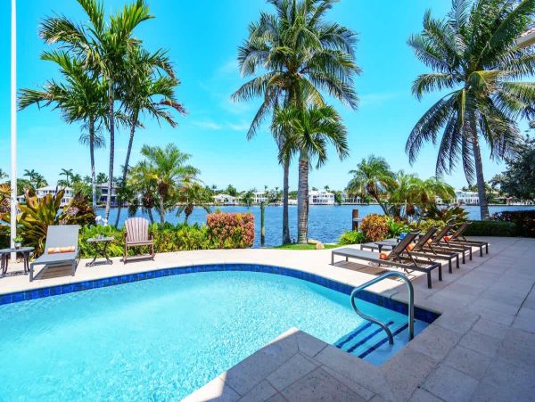 Delray Beach Luxury Vacation Rental Estate Five Bedroom Intercoastal Water Views