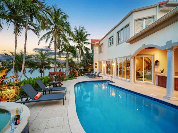 Delray Beach Luxury Vacation Rental Estate Five Bedroom Intercoastal Water Views