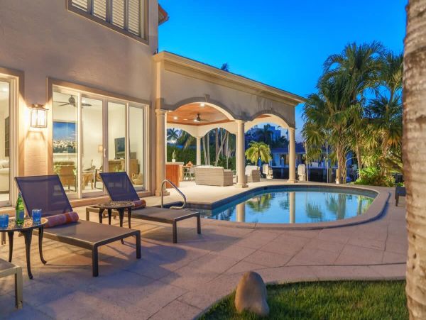 Delray Beach Luxury Vacation Rental Estate Five Bedroom Intercoastal Water Views