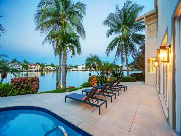 Delray Beach Luxury Vacation Rental Estate Five Bedroom Intercoastal Water Views