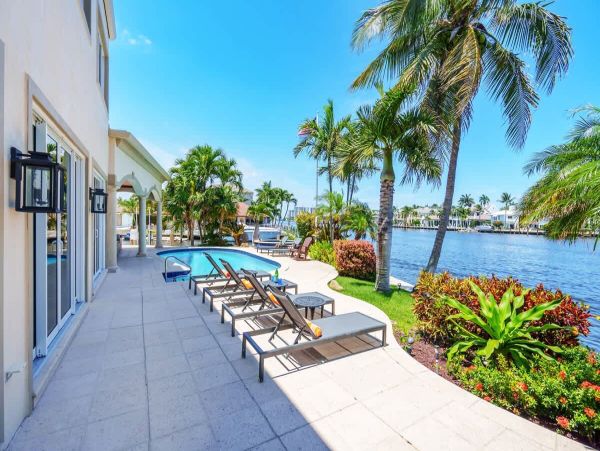 Delray Beach Luxury Vacation Rental Estate Five Bedroom Intercoastal Water Views