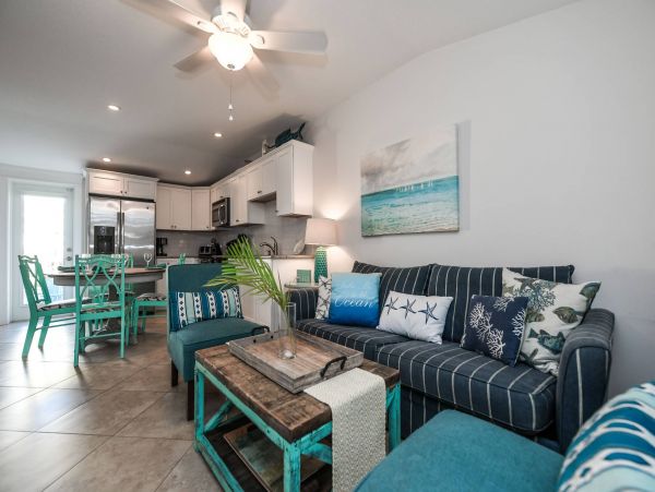 One minute walk to beach with private pool