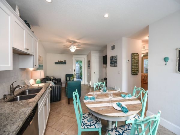 One minute walk to beach with private pool
