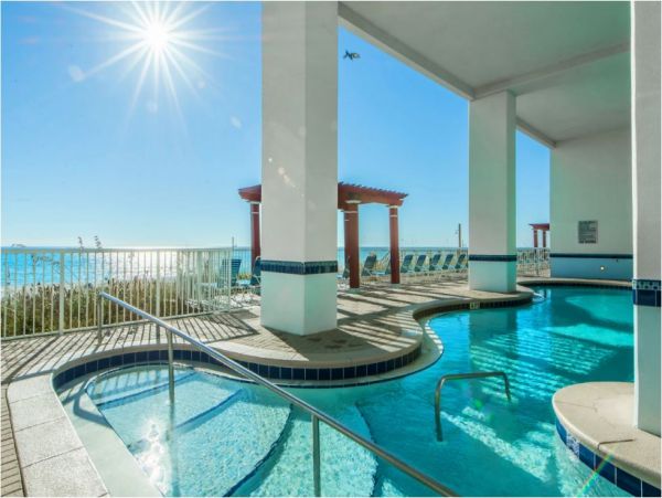 On Beach Panama City Vacation Condo Four Bedrooms Gulf Views