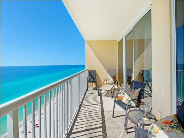On Beach Panama City Vacation Condo Four Bedrooms Gulf Views