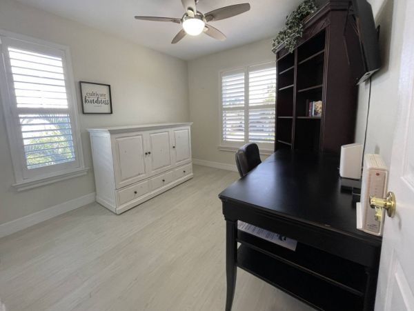 Great Outdoor Living Space with TV, Heated Pool & Outdoor Grill