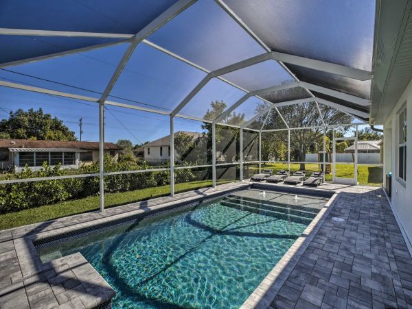 Cape Coral Four Bedroom Pool Vacation Home