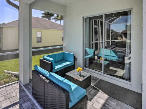 Cape Coral Four Bedroom Pool Vacation Home