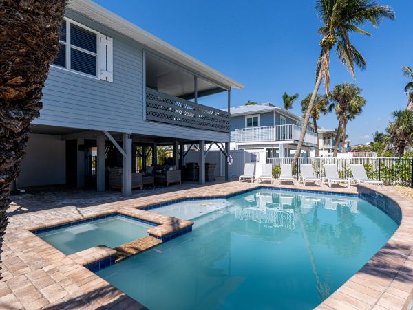 Fort Myers Beach Pool Home with 3 Bedrooms