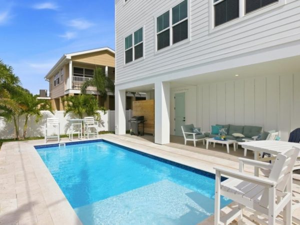 Modern 4-Bedroom Fort Myers Beach Home With Pool