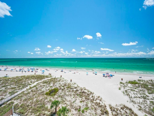 Top-Floor Beachfront Condo with Gulf-Front Views in Madeira Beach