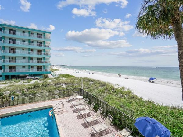 Madeira Beach Vacation Condo Two Bedroom On Beach