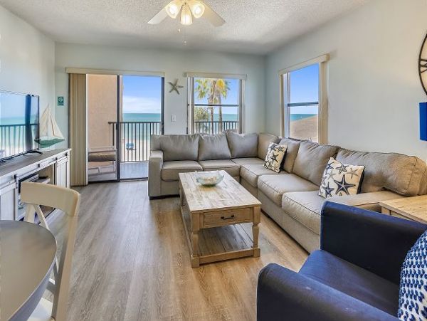 Redington Beach Beachfront Condo Rental - Florida Gulf Coast Vacation Rental with Gulf Views