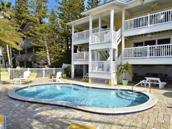On Beach Redington Shores Vacation Condo Two Bedroom