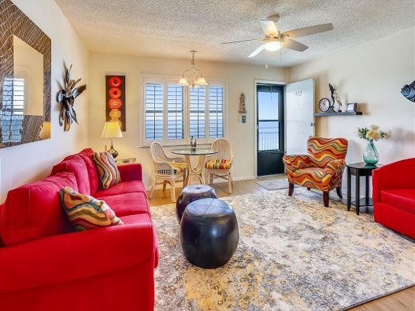 On Beach Treasure Island Vacation Condo Two Bedroom