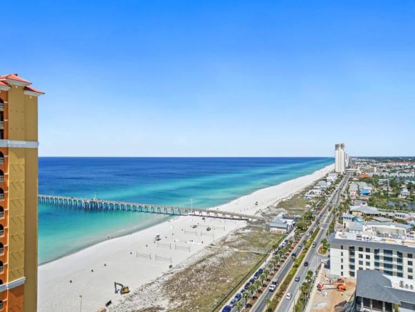 Walk to Beach Panama City Vacation Condo Three bedroom