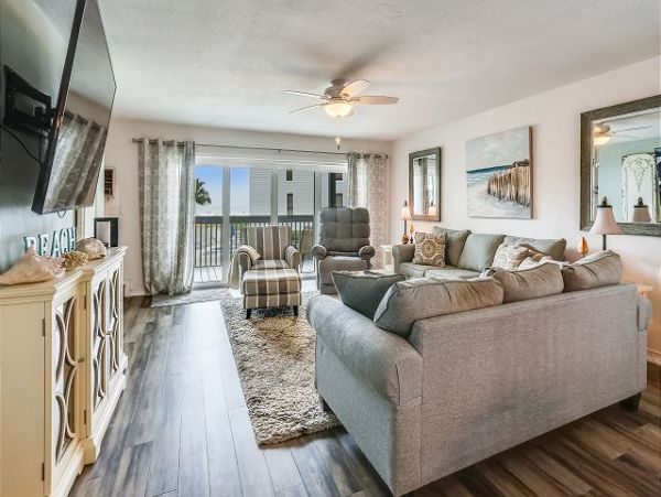 Treasure Island Vacation Condo Gulf Views Two Bedroom