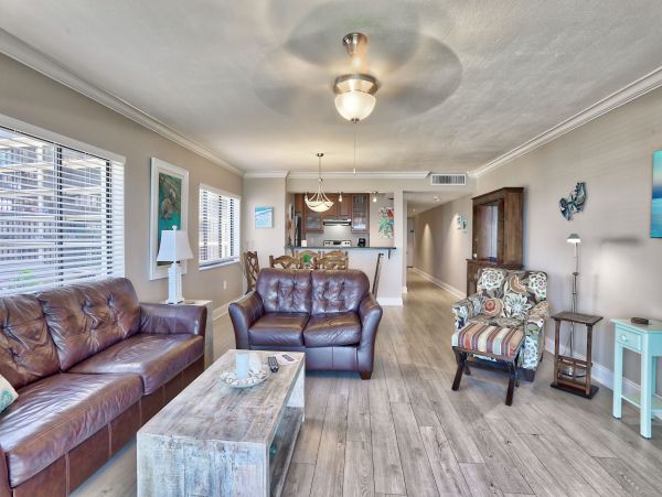Treasure Island Two Bedroom Beachront Vacation Condo