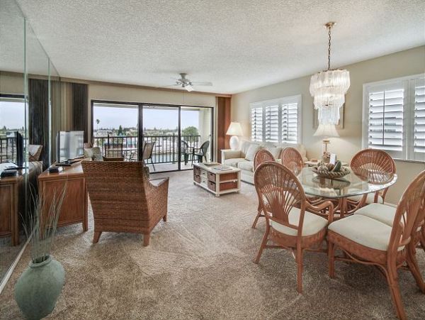 Treasure Island Two Bedroom Vacation Condo with Gulf Views