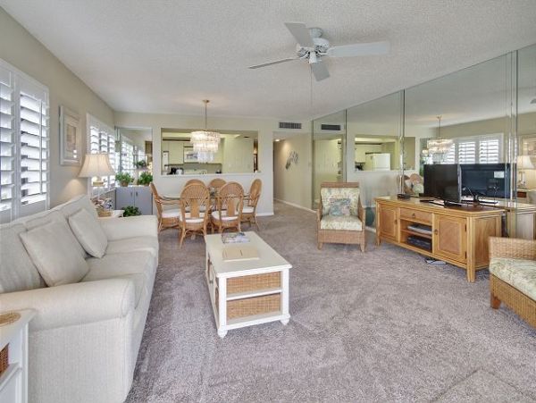 Treasure Island Two Bedroom Vacation Condo with Gulf Views