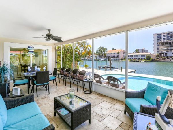 Canal-front Pool Vacation Home in Clearwater Sleeps 6