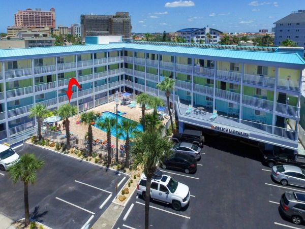 1 Bedroom Condo across the street from the beach