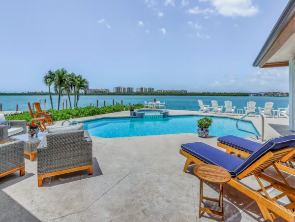 Bay Front Luxury Pool Residence in Marco Island 4 Bedrooms