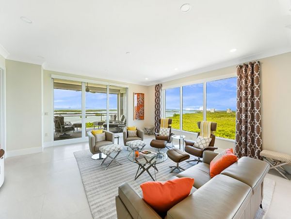 Bonita Bay Vacation Condo with 3 Bedrooms & 3 Balconies