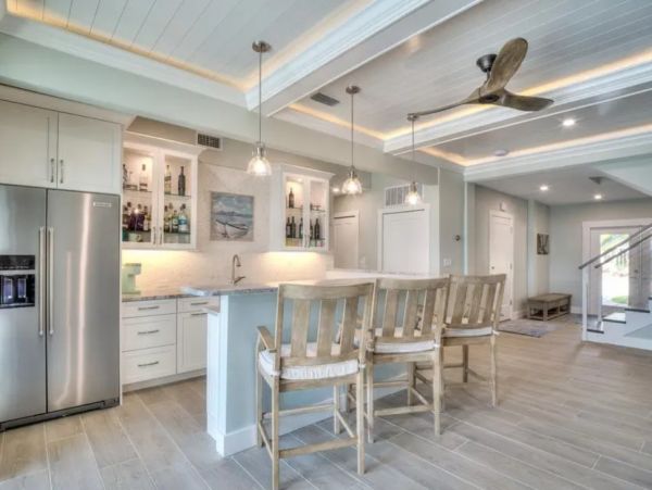 Fort Myers Beach Canal Front Five Bedroom Rental Home