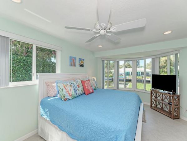 Canal Front Two Bedroom Vacation Home in Siesta Key