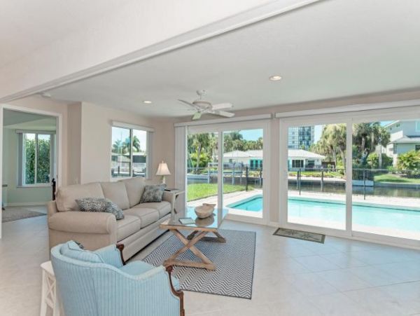 Canal Front Two Bedroom Vacation Home in Siesta Key