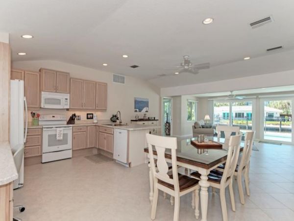 Canal Front Two Bedroom Vacation Home in Siesta Key