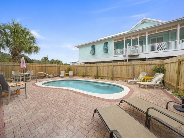 Gulf Views Santa Rosa Beach Vacation Pool Home Five Bedroom