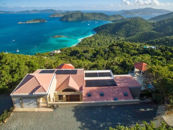 Ocean Views Vacation Pool Home in St. John Four Bedroom
